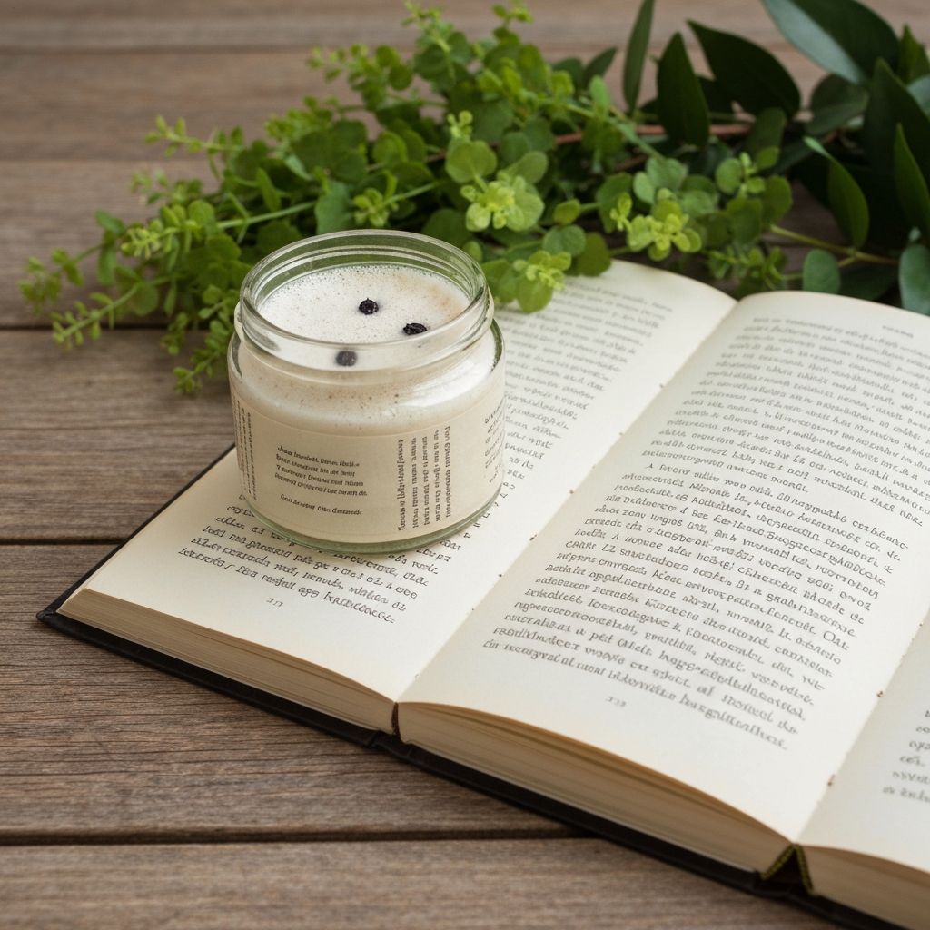 Nyitott könyv természetes fénnyel megvilágítva fa asztalon, mellette zöld növények, tudást és elmélyülést szimbolizáló csendélet, meleg és nyugodt tónusok